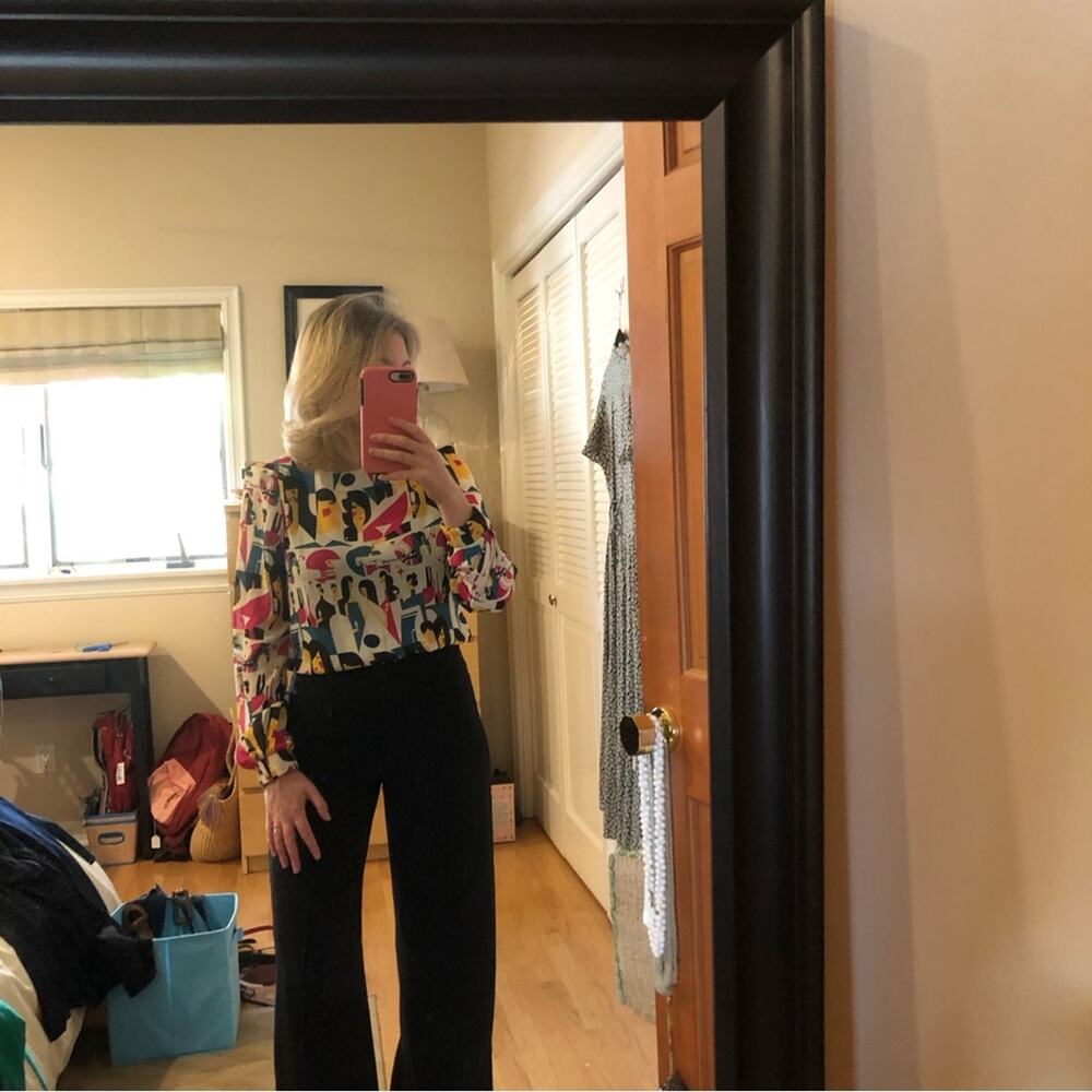Vintage Faces Blouse